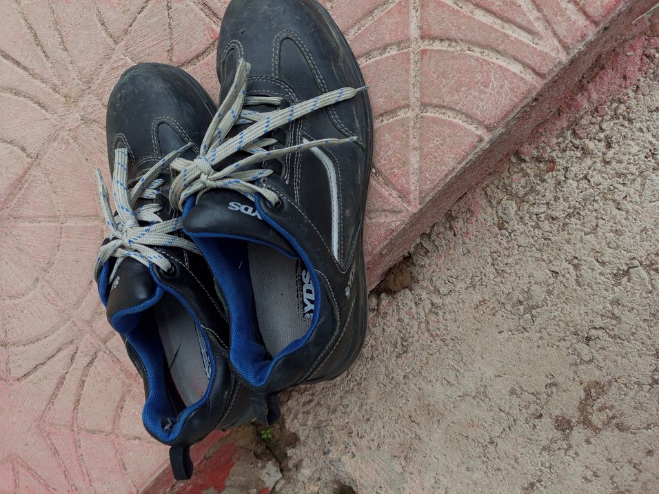 Gri Bağcıklı Erkek Outdoor Spor Ayakkabı iş ayak. 42 no - Görsel 4