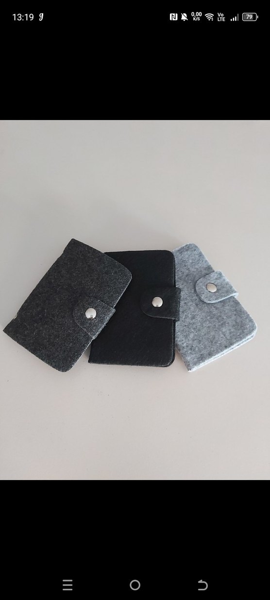 Nakışlı Gri Erkek Cüzdanı - Görsel 4