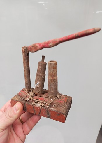 Renkli antika severler barut tak açma antika - Görsel 5