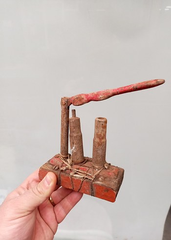 Renkli antika severler barut tak açma antika - Görsel 2