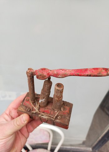 Renkli antika severler barut tak açma antika - Görsel 4