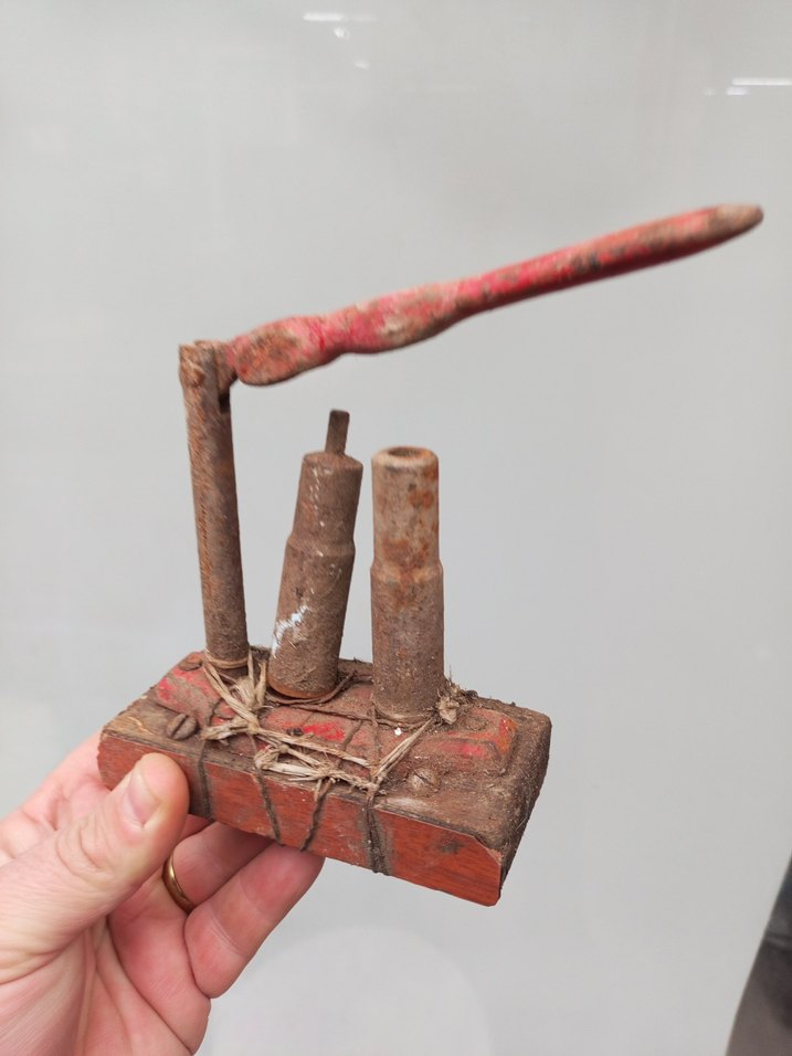 Renkli antika severler barut tak açma antika - Görsel 5