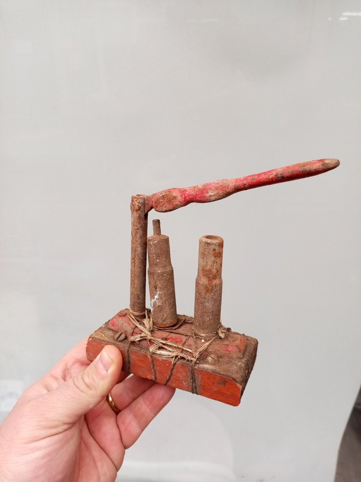 Renkli antika severler barut tak açma antika - Görsel 2