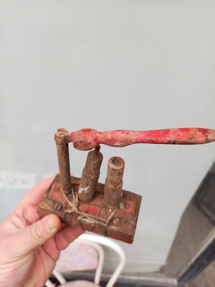 Renkli antika severler barut tak açma antika - Görsel 4