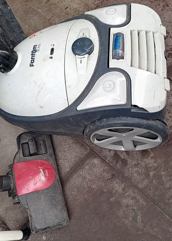 Fantom Beyaz Gri Elektrikli Süpürge torbalı makina - Görsel 3