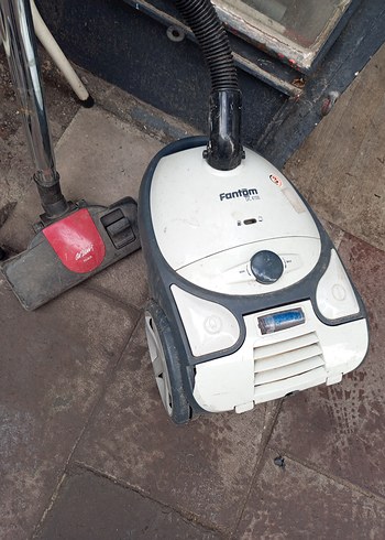 Fantom Beyaz Gri Elektrikli Süpürge torbalı makina - Görsel 5