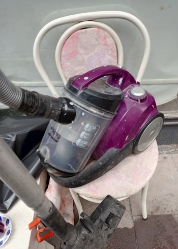 Mor ve Gri Toz Torbalı Elektrikli Süpürge kıng marka - Görsel 4