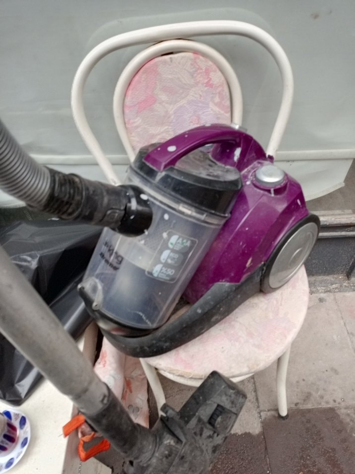 Mor ve Gri Toz Torbalı Elektrikli Süpürge kıng marka - Görsel 4