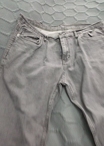 Gri Denim Erkek Pantolon 120 kgye kadar olur - Görsel 5
