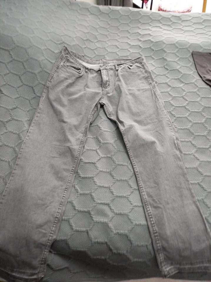 Gri Denim Erkek Pantolon 120 kgye kadar olur - Görsel 4