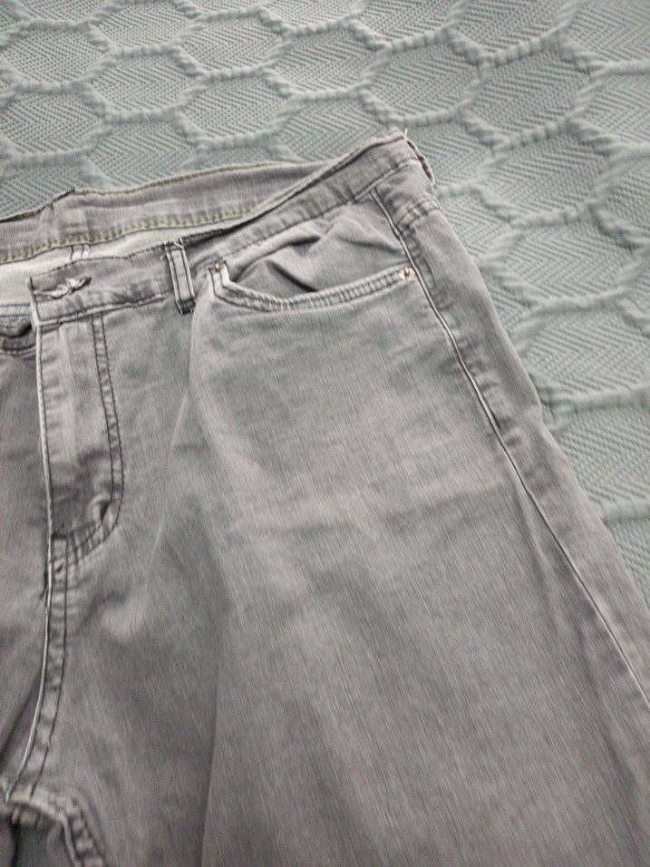 Gri Denim Erkek Pantolon 120 kgye kadar olur - Görsel 2