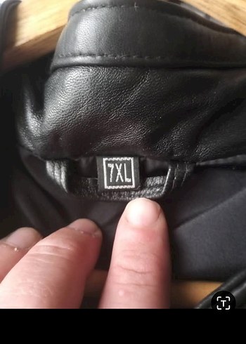 Deri Siyah Erkek Biker Ceket 120 kg ye kadar olur sıfır - Görsel 2