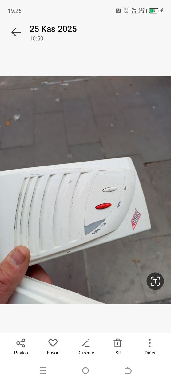 Beyaz ve Gri Sesli Kapı Zili - Görsel 3