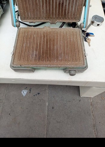 Turkuaz Renkli Pastel Tost Makinesi KORKMAZZ - Görsel 3