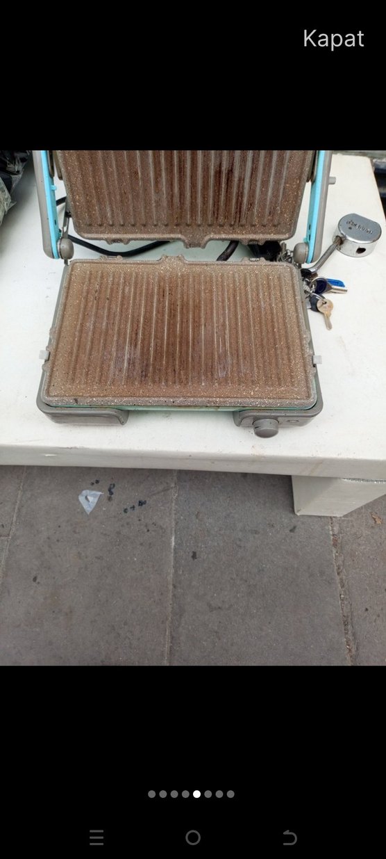 Turkuaz Renkli Pastel Tost Makinesi KORKMAZZ - Görsel 3