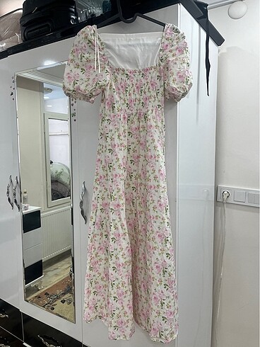 xs Beden Lcw çiçekli kadın elbise (lc waikiki)