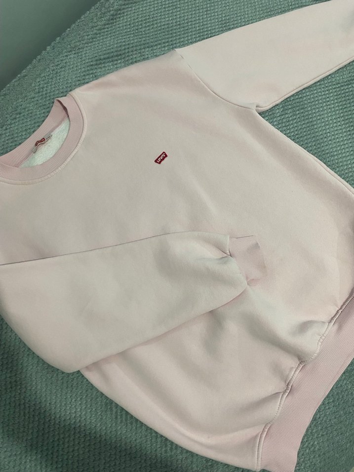 Pembe Kadın Sweatshirt - Görsel 4