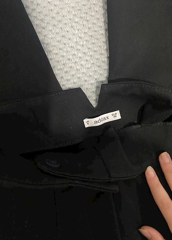 Kadın Siyah Kumaş Pantolon - Görsel 2