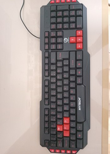 HYTECH Kırmızı Detaylı Siyah Oyun Klavyesi - Görsel 6