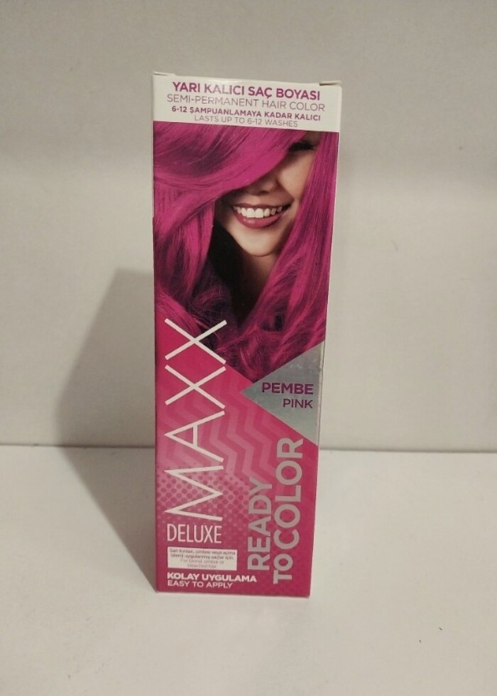 Maxx deluxe yarı kalıcı saç boyası  - Görsel 3