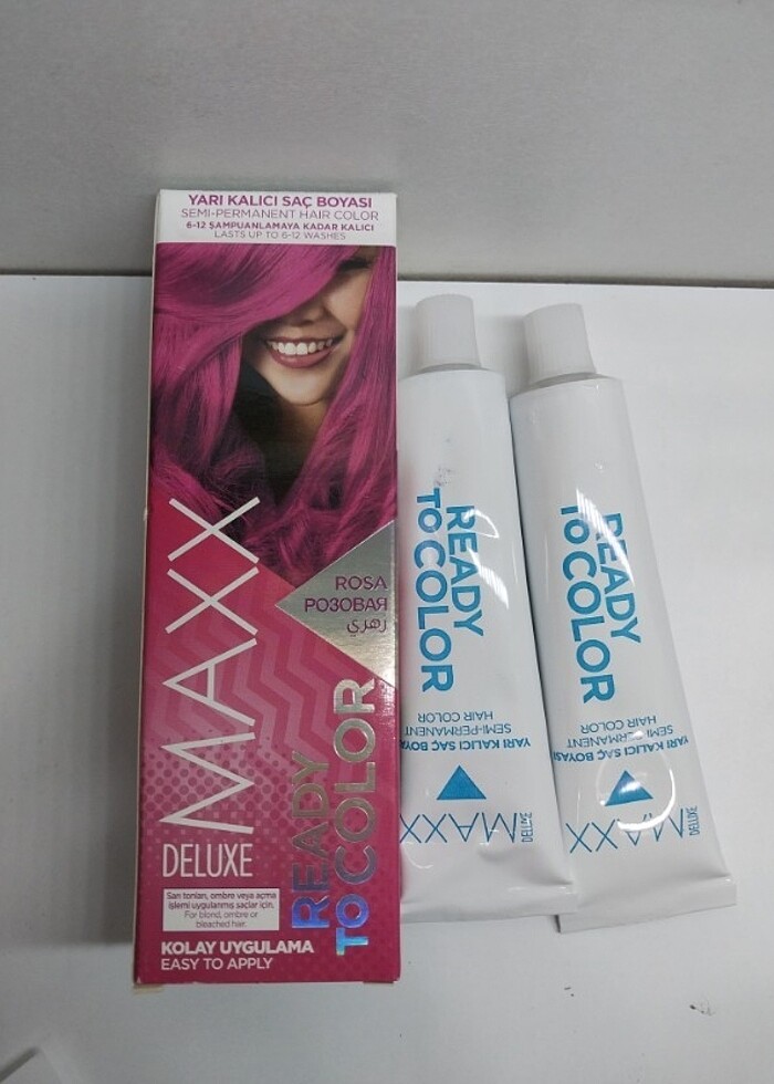 Maxx deluxe yarı kalıcı saç boyası  - Görsel 4