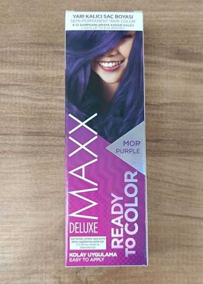 Maxx deluxe yarı kalıcı saç boyası  - Görsel 2