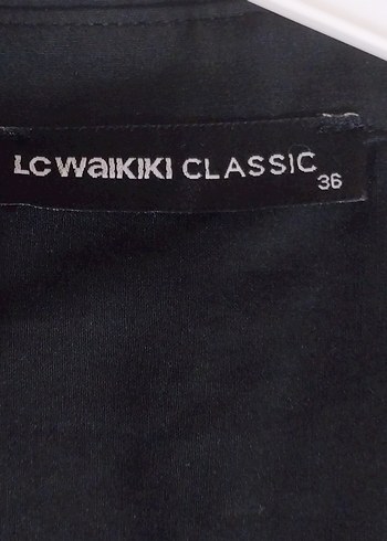 Kadın Siyah Kısa Kollu Gömlek - Görsel 3