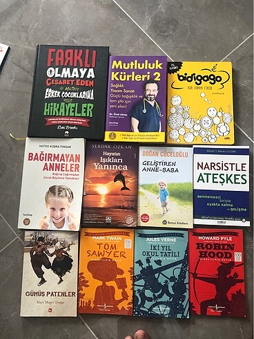 Çeşitli kitaplar 11 adet