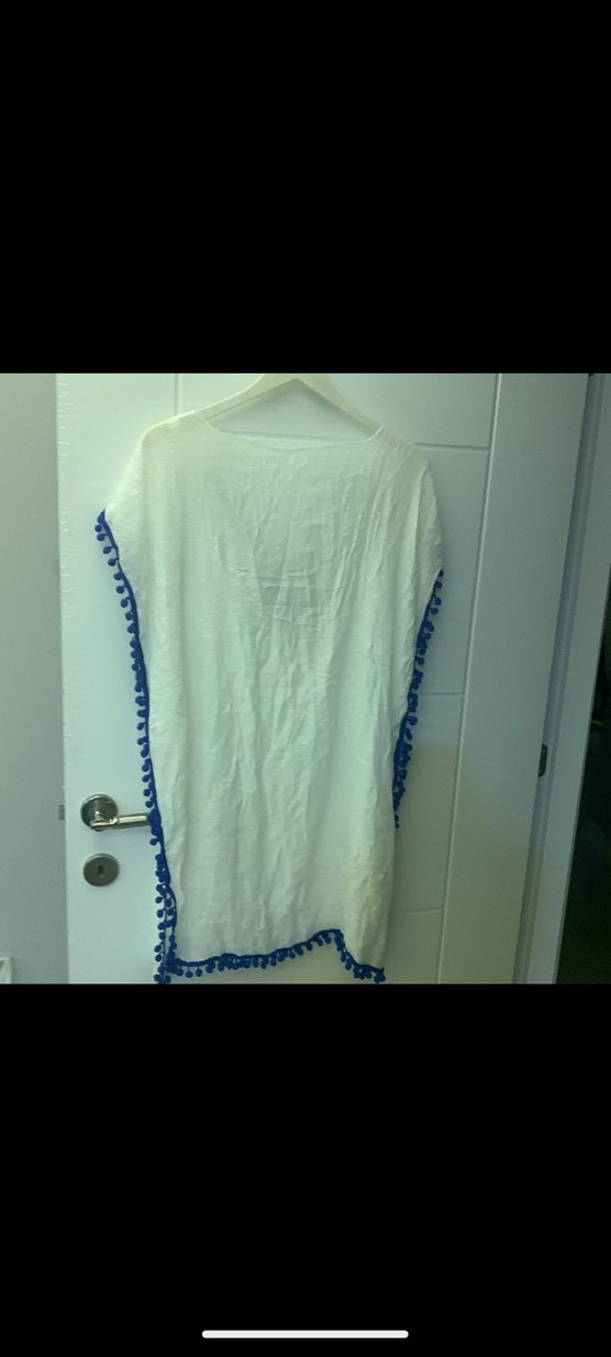 Boncuk İşlemeli Zara marka plaj elbisesi - Görsel 2