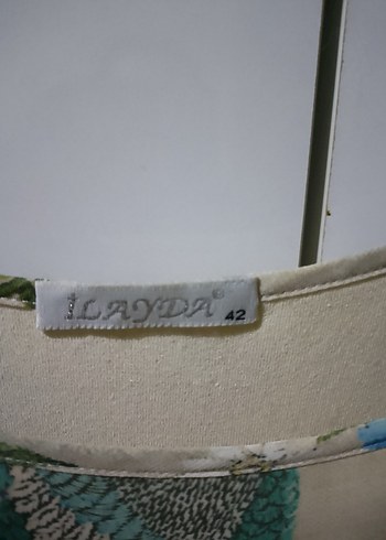 Çiçek desenli,38 40 beden uyumlu, astarlı şifon bluz - Görsel 3