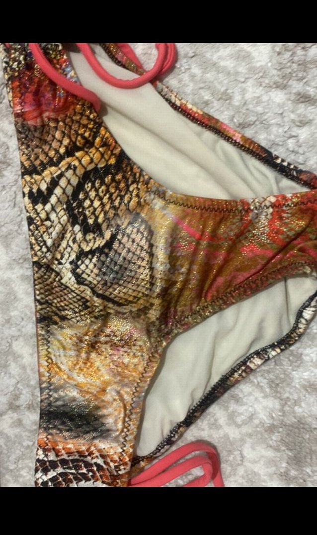 Yılan Desenli Kadın Bikini Altı - Görsel 2