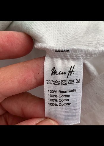 Yeşil Baskılı Penye Kadın Tişört - Görsel 5