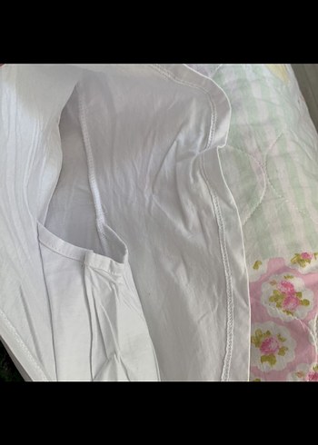 Yeşil Baskılı Penye Kadın Tişört - Görsel 4