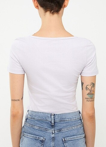 s Beden mor Renk Lila crop