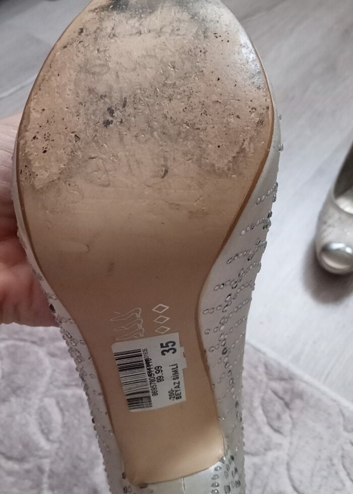 Platform ayakkabı gelin - Görsel 5