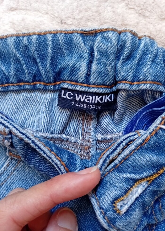 Kuz cocuk lcw yırtık detaylı jean - Görsel 2