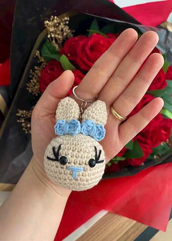Amigurumi Tavşan Anahtarlık