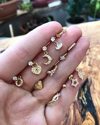 316L Cerrahi Çelik Tragus