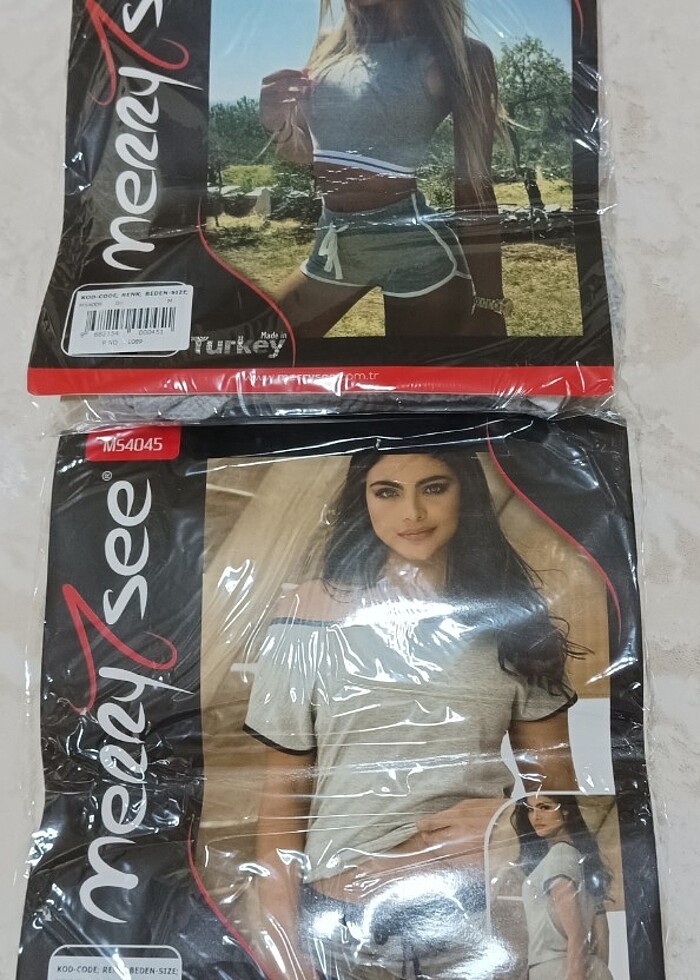 Angelsin ikili şort takım  - Görsel 3