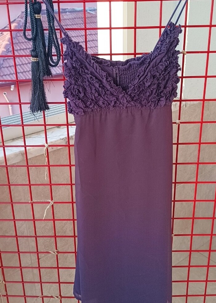 Bershka Stradivarius ikili şifon elbise - Görsel 2