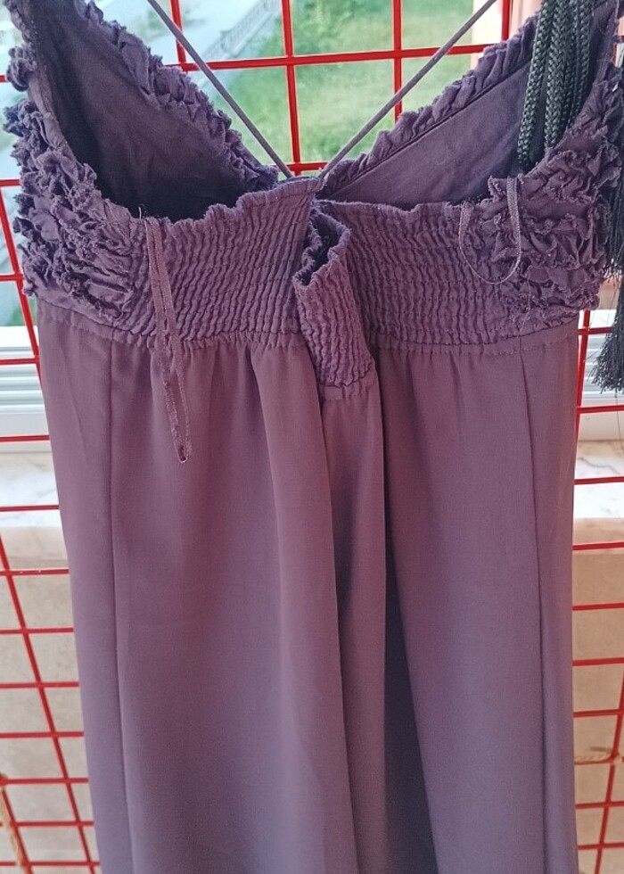 Bershka Stradivarius ikili şifon elbise - Görsel 4