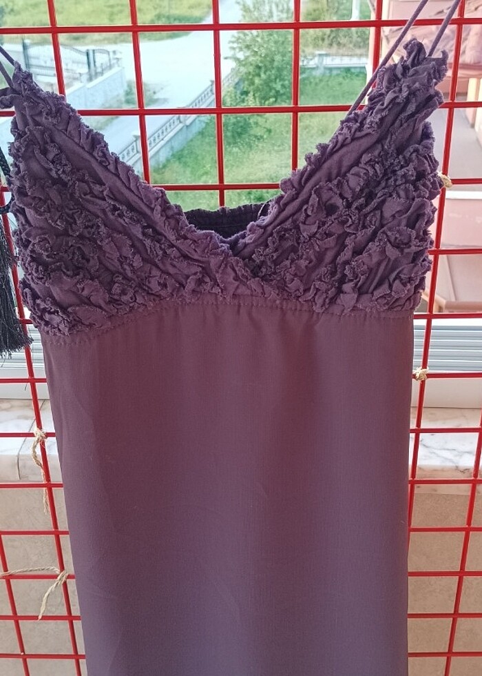 Bershka Stradivarius ikili şifon elbise - Görsel 5