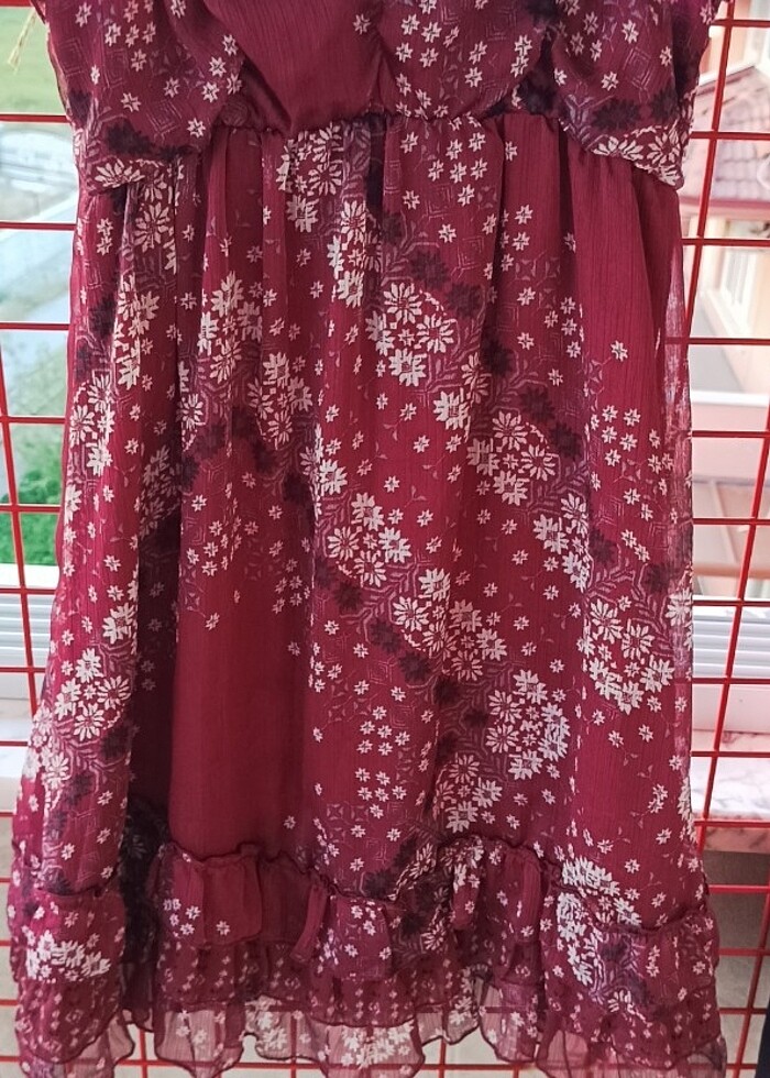 Bershka Stradivarius ikili şifon elbise - Görsel 3