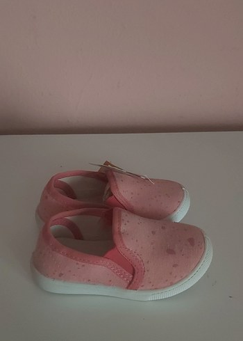 Kız Çocuk Pembe Bağcıksız Spor Ayakkabı - Görsel 2