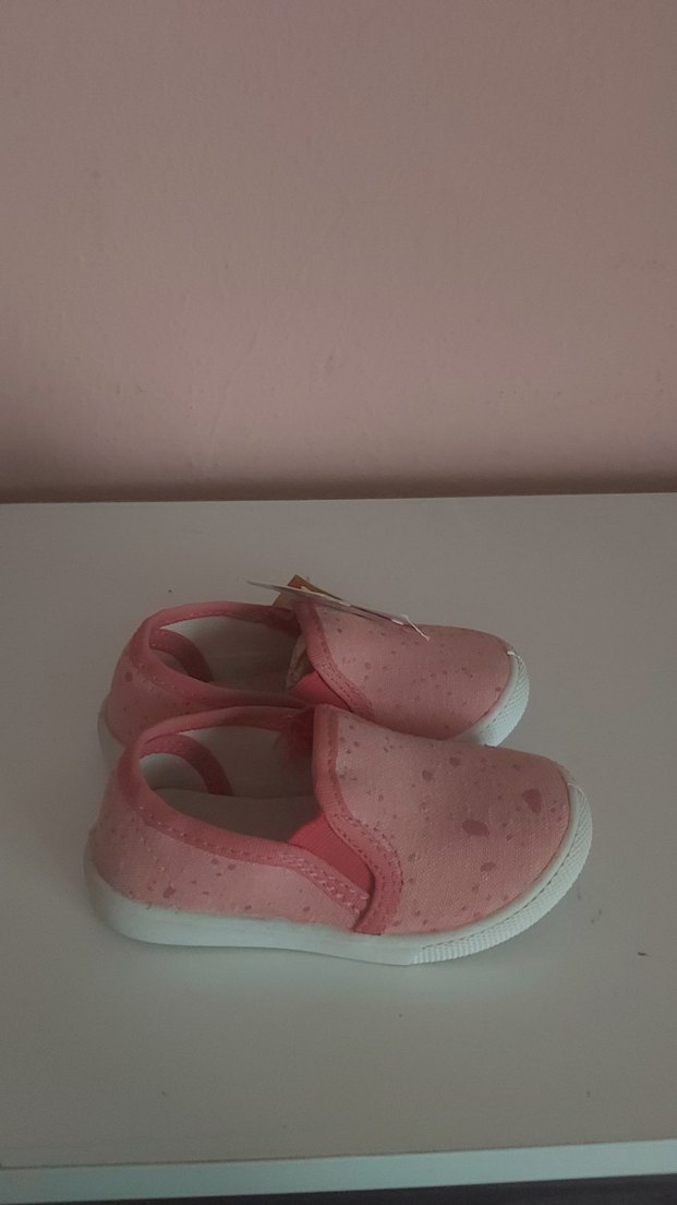 Kız Çocuk Pembe Bağcıksız Spor Ayakkabı - Görsel 2