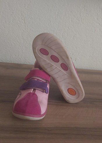 Kızlar İçin Pembe Süet İlk Adım Ayakkabısı - Görsel 3