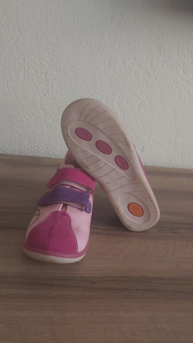 Kızlar İçin Pembe Süet İlk Adım Ayakkabısı - Görsel 3