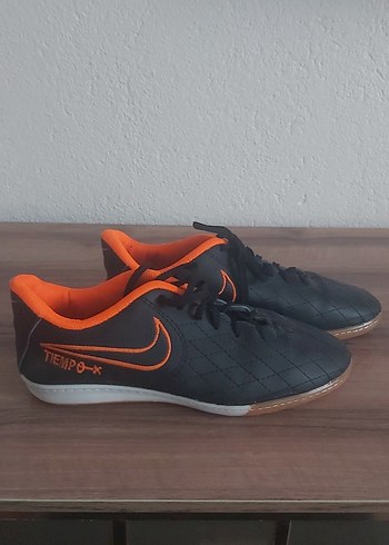 Turuncu Siyah Bağcıklı Erkek Futbol Ayakkabısı - Görsel 2