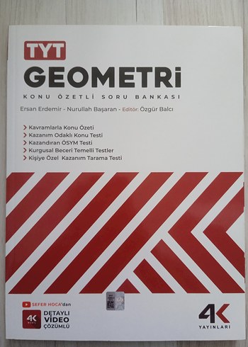 TYT Geometri Konu Özetli Soru Bankası