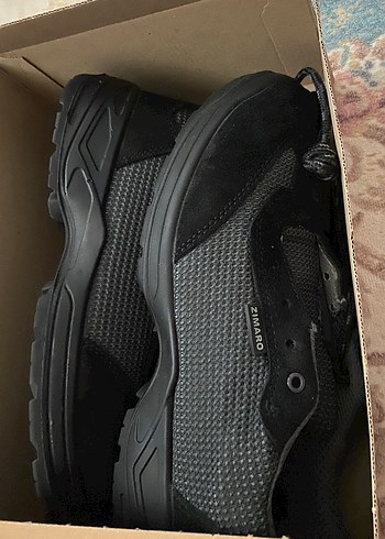 Zimaro Siyah Yılan Desenli Erkek Outdoor Ayakkabı - Görsel 3